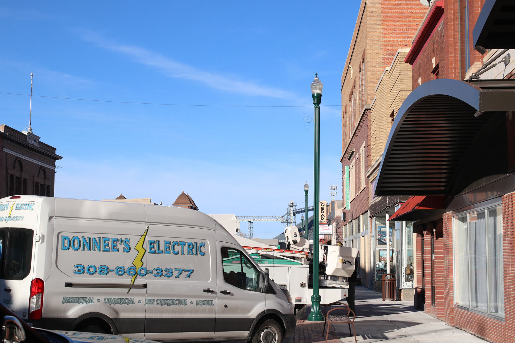 North Platte's Canteen District gets retro light poles